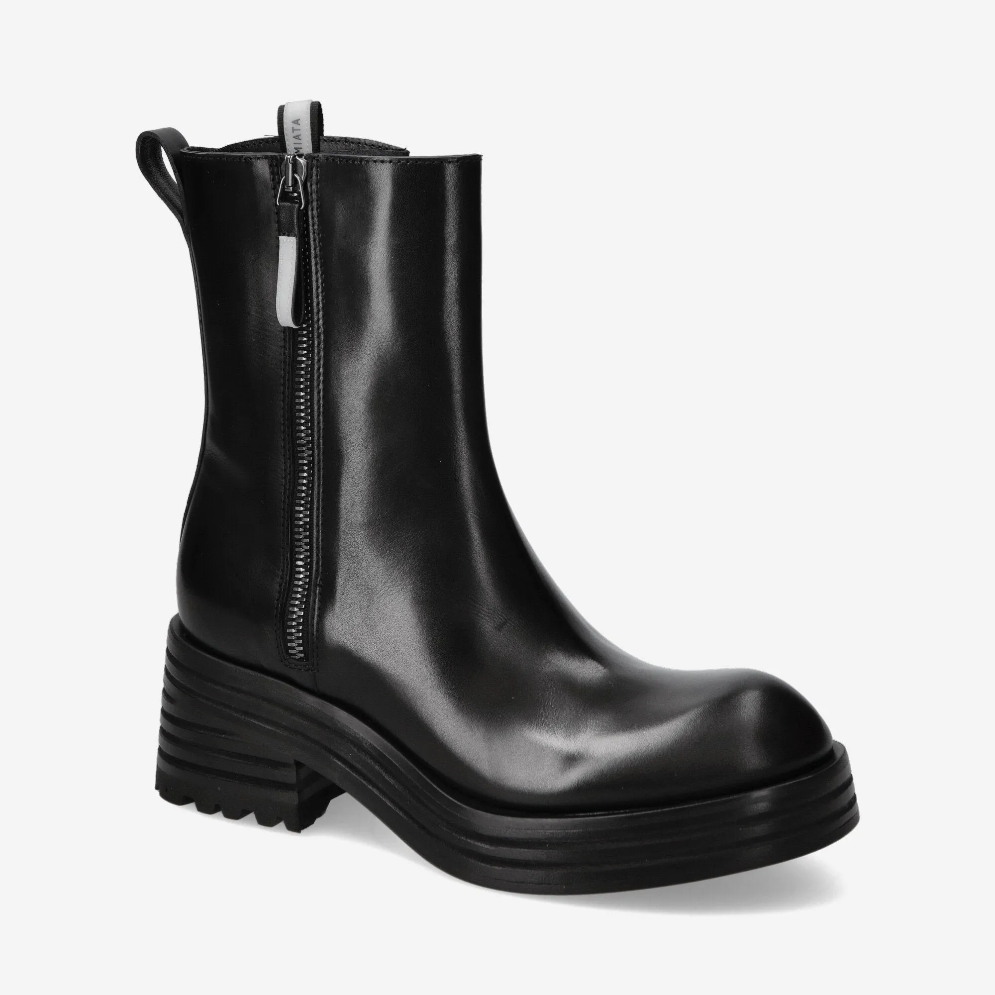 Heidi M6309D Brushed Leather Ankle Boots.