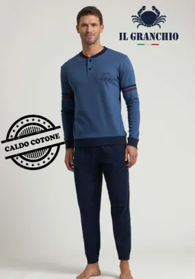 Il Granchio GP2053 Cotton Men's Fall/Winter Pajamas