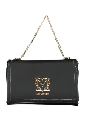 Love Moschino black women's handbag.