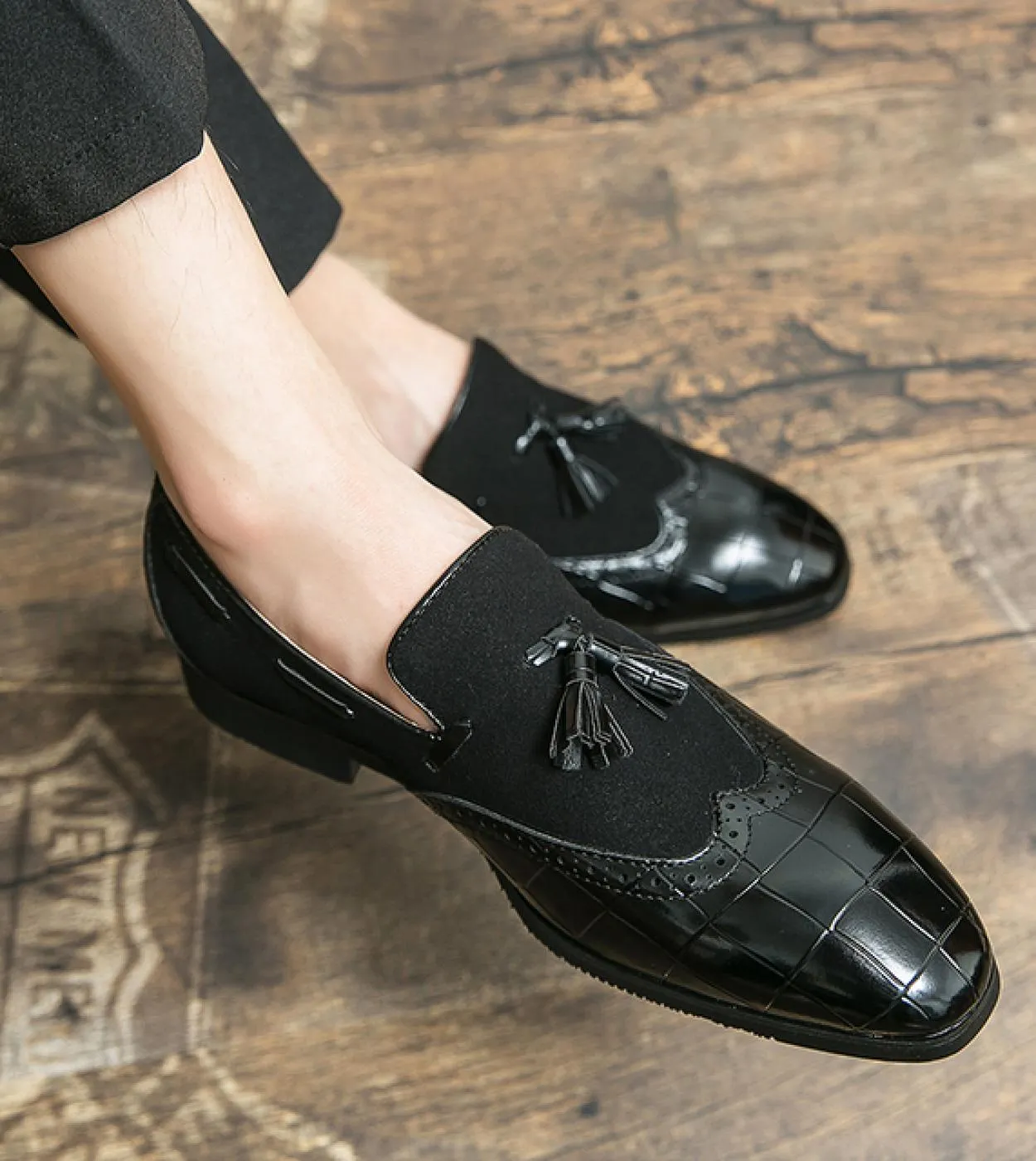 Quality Men's Leather Dress Shoes for Autumn Wedding Office Fashion High Quality Comfortable Business Shoes Men's Shoes.