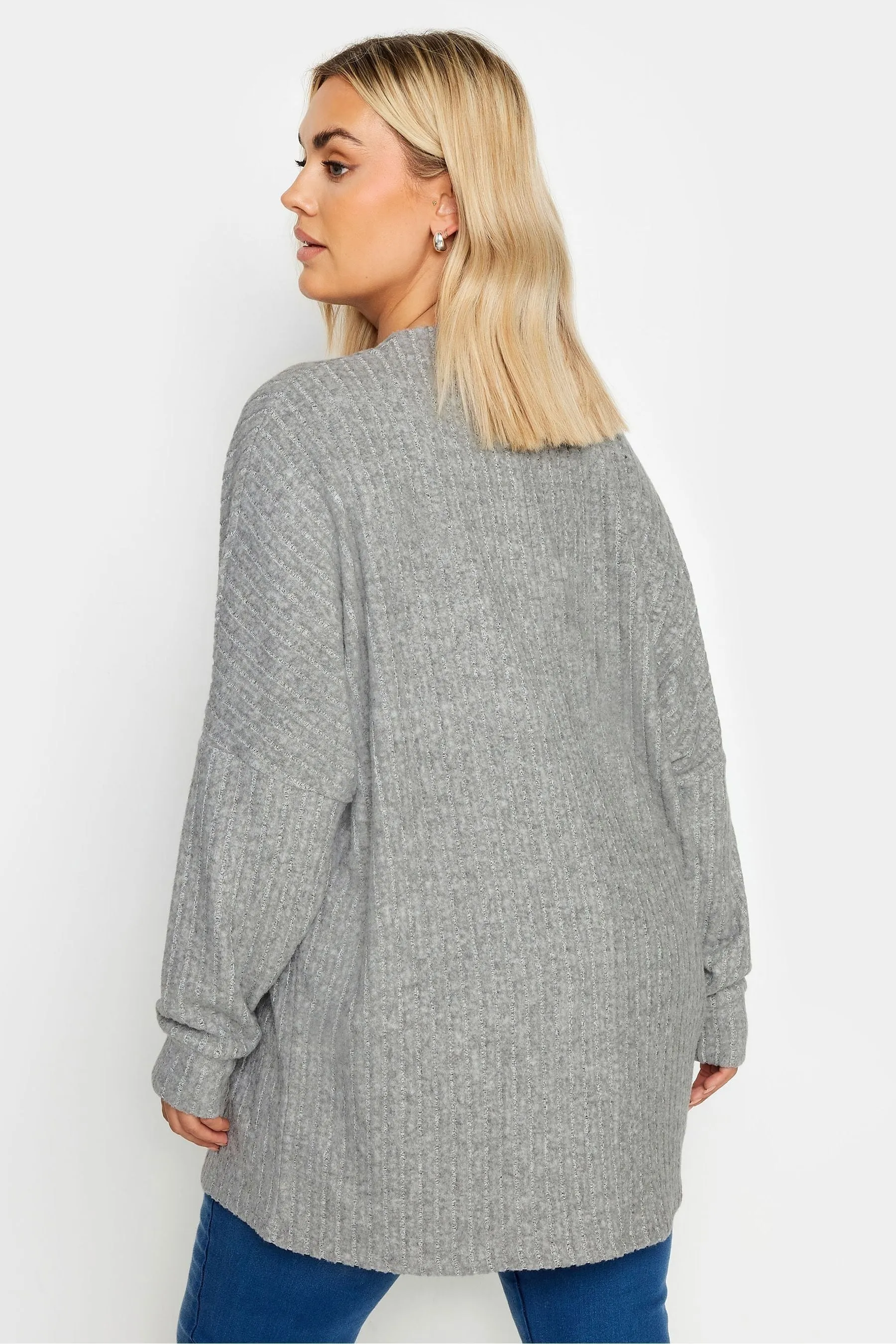 Yours Curve Ribbed Soft Touch Sweater