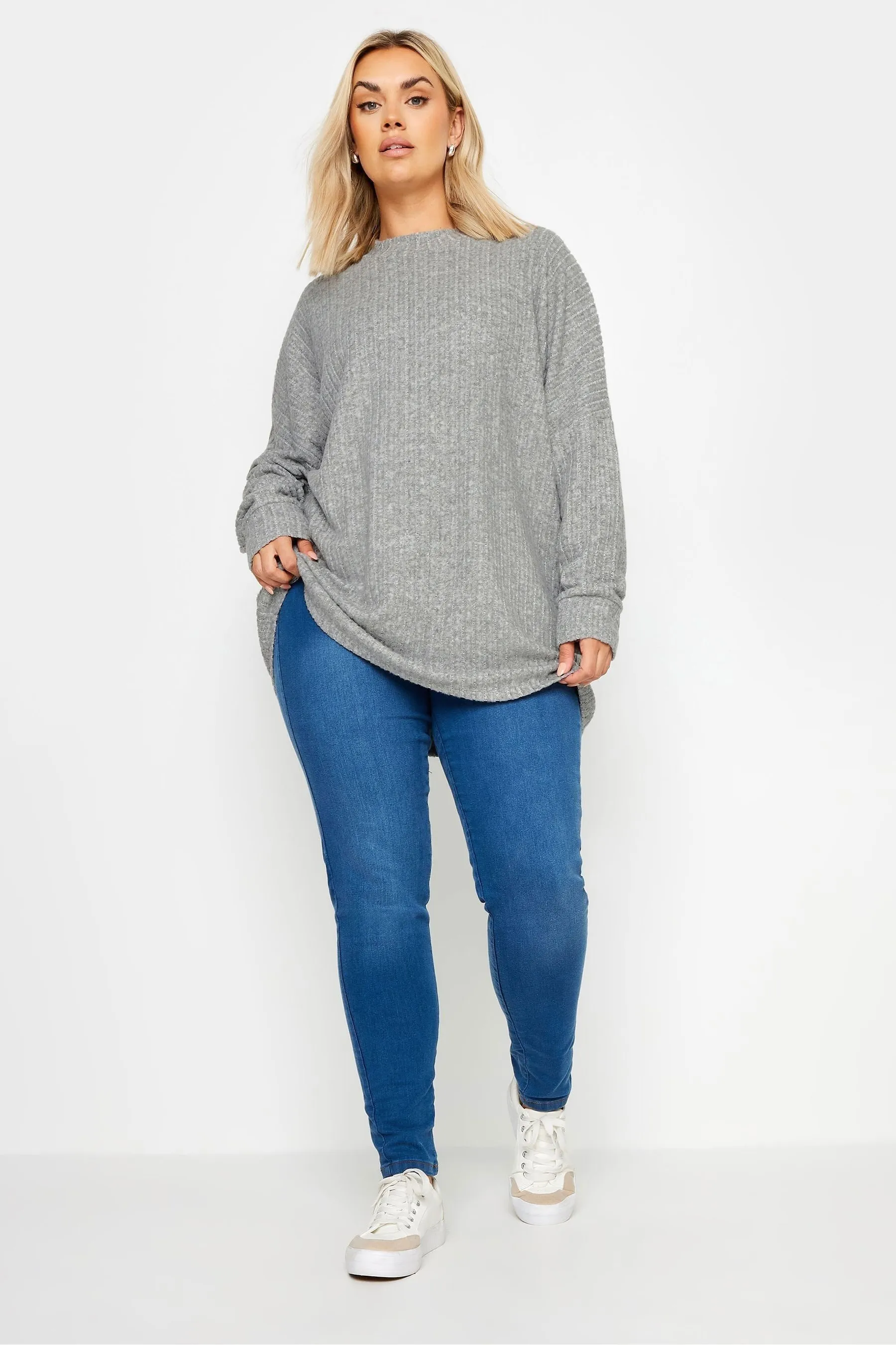 Yours Curve Ribbed Soft Touch Sweater